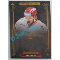 2021 OFS Kingdom of Lions Radek Pilař #A13 Authentic Signature PROMO (bez podpisu)