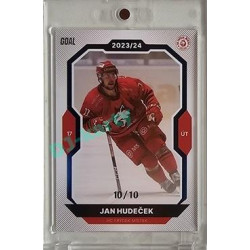 2023/24 Goal cards Chance Liga 2. série #325 Jan Hudeček Blue 10/10