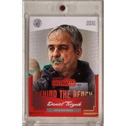 2023/24 Goal cards Chance Liga 2. série #BB-20 Daniel Tvrzník Behind the Bench Expo Ostrava 1of2
