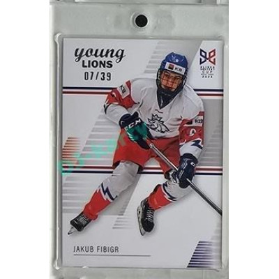 2023/24 Legendary Cards Hlinka Gretzky Cup Young Lions #04 Jakub Fibigr Rainbow xx/39