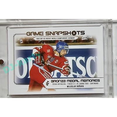 2023 LC Bronze Medal Memories 1993 #GS-17 Miloslav Hořava Snapshots Platinum base xx/50
