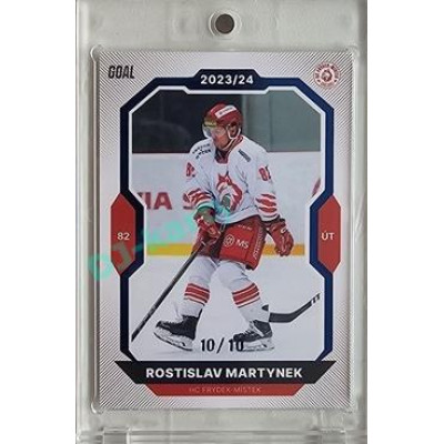 2023/24 Goal cards Chance Liga 2. série #326 Rostislav Martynek Blue 10/10