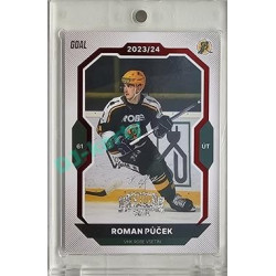 2023/24 Goal cards Chance Liga 2. série #225 Roman Půček Red Expo 1of1