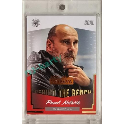 2023/24 Goal cards Chance Liga 2. série #BB-21 Pavel Kolařík Behind the Bench Expo Ostrava 1of2