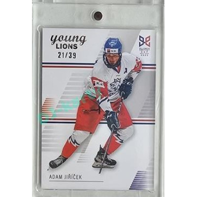 2023/24 Legendary Cards Hlinka Gretzky Cup Young Lions #06 Adam Jiříček Rainbow xx/39