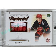 2023/24 Goal cards Chance Liga 1. série #GUM-19 Oskar Haas Game Used Material 19/30