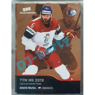 2020 MK reprezentace David Musil Tým MS 2019 #50 Red Promo