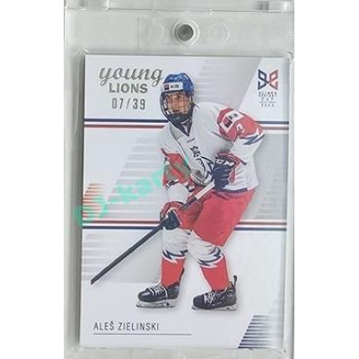 2023/24 Legendary Cards Hlinka Gretzky Cup Young Lions #09 Aleš Zielinski Rainbow xx/39