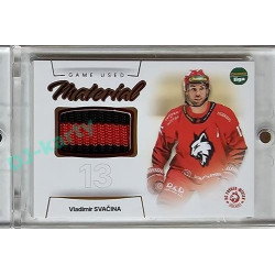 2023/24 Goal cards Chance Liga 1. série #GUM-18 Vladimír Svačina Game Used Material 19/30