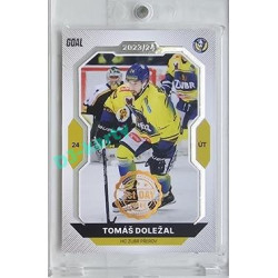 2023/24 Goal cards Chance Liga 2. série #311 Tomáš Doležal 1st day of issue