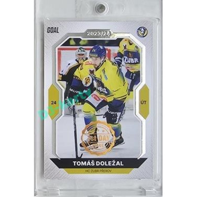 2023/24 Goal cards Chance Liga 2. série #311 Tomáš Doležal 1st day of issue