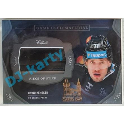 2020/21 OFS 2. série David Němeček #GUM-DNĚ xx/20 Game Used Material CARDS DAY