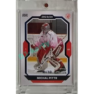 2023/24 Goal cards Chance Liga 2. série #328 Michal Pittr Blue 10/10