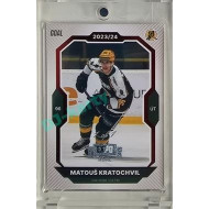 2023/24 Goal cards Chance Liga 2. série #227 Matouš Kratochvil Red Expo 1of1
