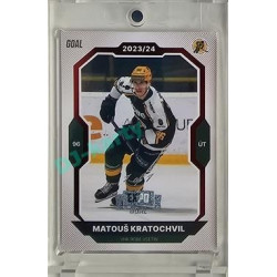 2023/24 Goal cards Chance Liga 2. série #227 Matouš Kratochvil Red Expo 1of1