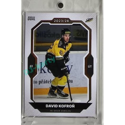 2023/24 Goal cards Chance Liga 1. série #167 David Kofroň Gold 1of20