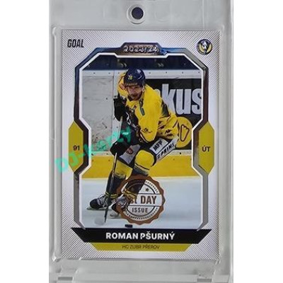 2023/24 Goal cards Chance Liga 2. série #312 Roman Pšurný 1st day of issue