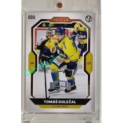 2023/24 Goal cards Chance Liga 2. série #311 Tomáš Doležal Expo Silver 1of7