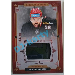 2021 OFS Kingdom of Lions Richard Jarůšek #S28 08/10 Piece of Stick RED