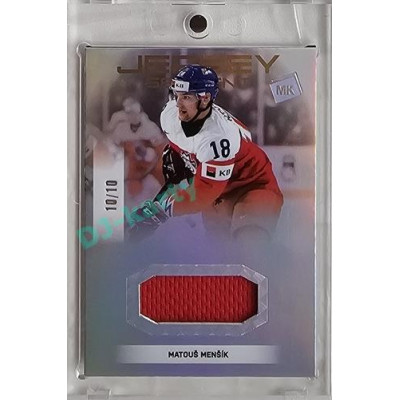2023 MK reprezentace #JS-19 Matouš Menšík U20 Jersey Segment RAINBOW 10/10