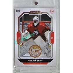 2023/24 Goal cards Chance Liga 2. série #313 Adam Černý 1st day of issue