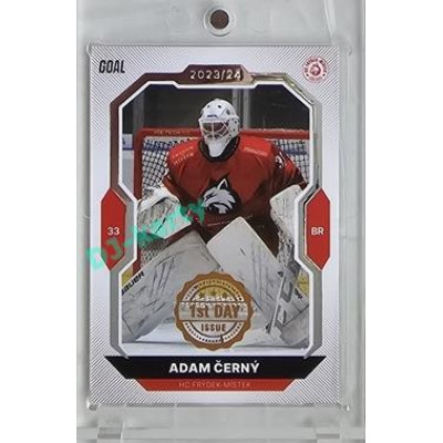 2023/24 Goal cards Chance Liga 2. série #313 Adam Černý 1st day of issue