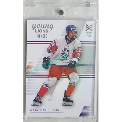 2023/24 Legendary Cards Hlinka Gretzky Cup Young Lions #13 Maxmilián Curran Rainbow xx/39