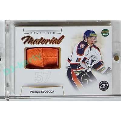 2023/24 Goal cards Chance Liga 1. série #GUM-12 Přemysl Svoboda Game Used Material 19/30