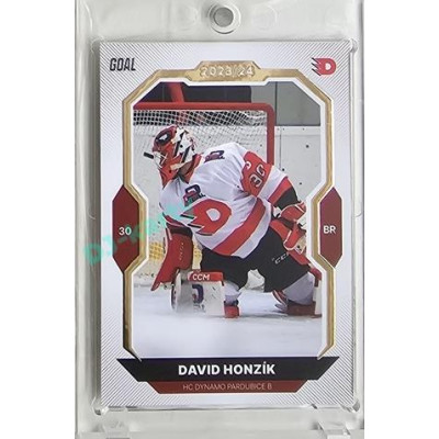 2023/24 Goal cards Chance Liga 1. série #170 David Honzík Gold 1of20
