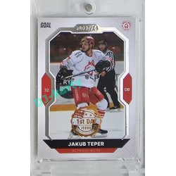 2023/24 Goal cards Chance Liga 2. série #315 Jakub Teper 1st day of issue