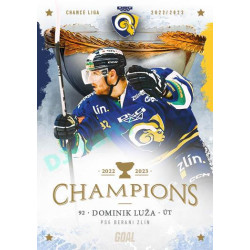 2023 Goal Cards Zlín Champions #13 Dominik Luža