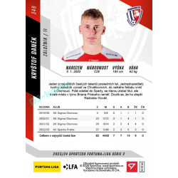 2023/24 Sportzoo Fortuna Liga 2. série #349 Kryštof Daněk