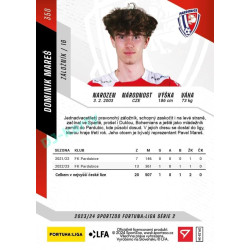 2023/24 Sportzoo Fortuna Liga 2. série #350 Dominik Mareš