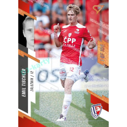 2023/24 Sportzoo Fortuna Liga 2. série #353 Emil Tischler Copper Sparks 1of100