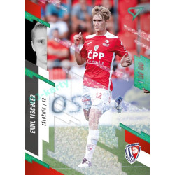 2023/24 Sportzoo Fortuna Liga 2. série #353 Emil Tischler Green Dew 1of60