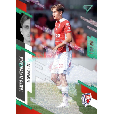 2023/24 Sportzoo Fortuna Liga 2. série #354 Tomáš Zlatohlávek Green Dew 1of60