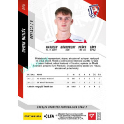 2023/24 Sportzoo Fortuna Liga 2. série #345 Denis Donát