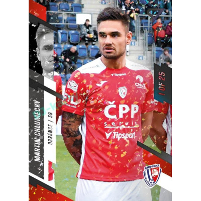 2023/24 Sportzoo Fortuna Liga 2. série #346 Martin Chlumecký Black Camouflage 1of25