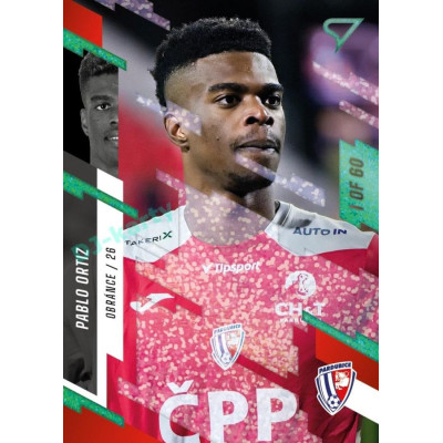 2023/24 Sportzoo Fortuna Liga 2. série #348 Pablo Ortiz Green Dew 1of60