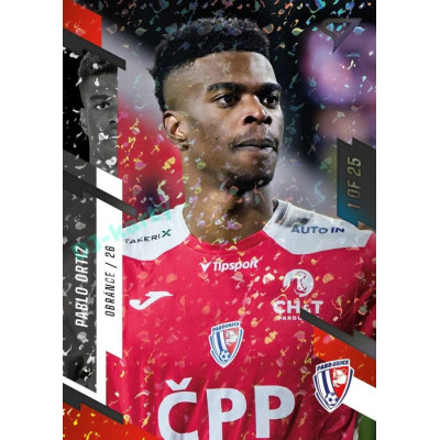 2023/24 Sportzoo Fortuna Liga 2. série #348 Pablo Ortiz Black Camouflage 1of25