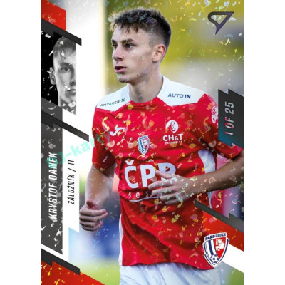 2023/24 Sportzoo Fortuna Liga 2. série #349 Kryštof Daněk Black Camouflage 1of25