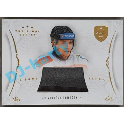 2021/22 OFS The Final Series Vojtěch Tomeček #STI-TOV Game Used Stick Gold PROMO