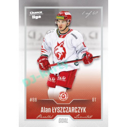2022/23 Goal Cards Chance Liga 1. série #141 Alan Łyszczarczyk Silver 1 of 60