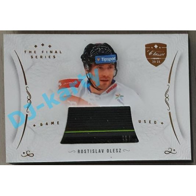 2021/22 OFS The Final Series Rostislav Olesz #STI-ORL Game Used Stick Gold PROMO