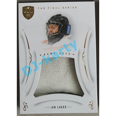 2021/22 OFS The Final Series Jan Lukáš #MEM-JL Game Used Gold PROMO
