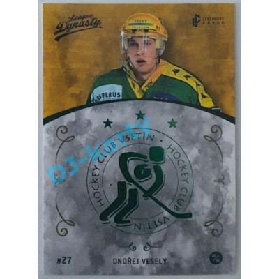 2021 Legendary Cards League Dynasty Vsetín Ondřej Veselý #144