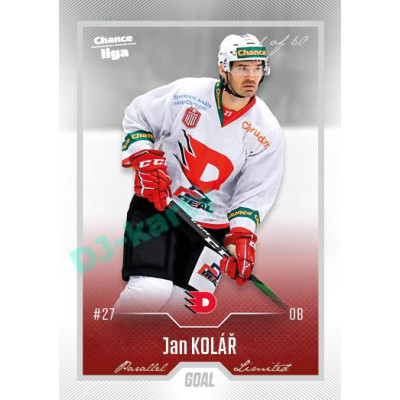 2022/23 Goal Cards Chance Liga 1. série #146 Jan Kolář Silver 1 of 60