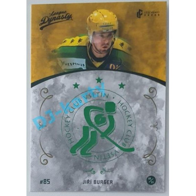 2021 Legendary Cards League Dynasty Vsetín Jiří Burger #147