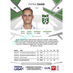 2024/25 Sportzoo Chance Liga 1. série #162 Patrik Čavoš