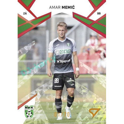 2024/25 Sportzoo Chance Liga 1. série #163 Amar Memić Copper Diamond xx/70